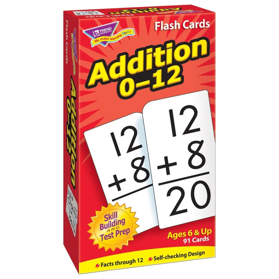 Addition 0-12 Skill Drill Flash Cards-Flashcards-Tools 4 Teaching-Classroom Decor and More