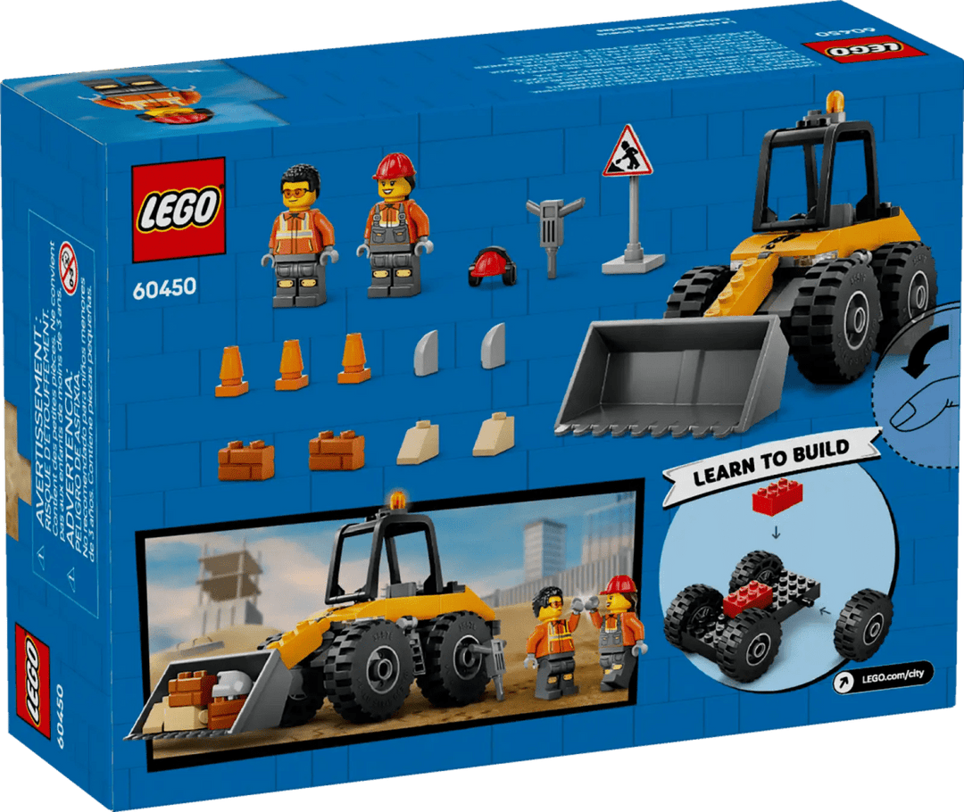 LEGO® City Yellow Construction Wheel Loader-LEGO-Tools 4 Teaching-Classroom Decor and More