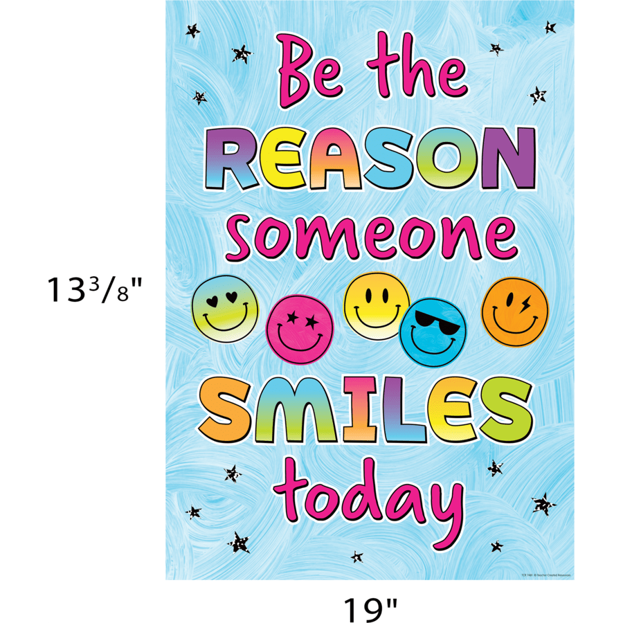 Brights 4EverBe the Reason Positive Poster-Posters-Tools 4 Teaching-Classroom Decor and More