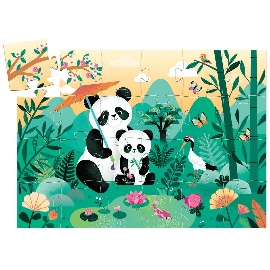 *Leo The Panda 24pc Silhouette Jigsaw Puzzle-Puzzles-Tools 4 Teaching-Classroom Decor and More