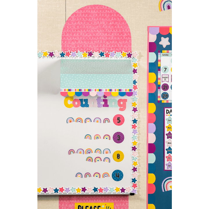 Oh Happy Day Stars Die-Cut Border Trim-Borders-Tools 4 Teaching-Classroom Decor and More