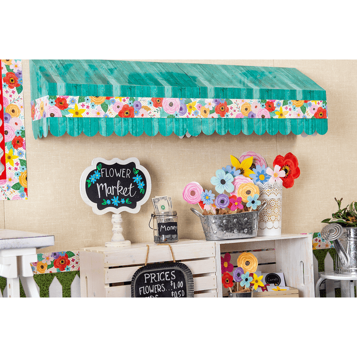 Wildflowers Straight Border Trim-Borders-Tools 4 Teaching-Classroom Decor and More