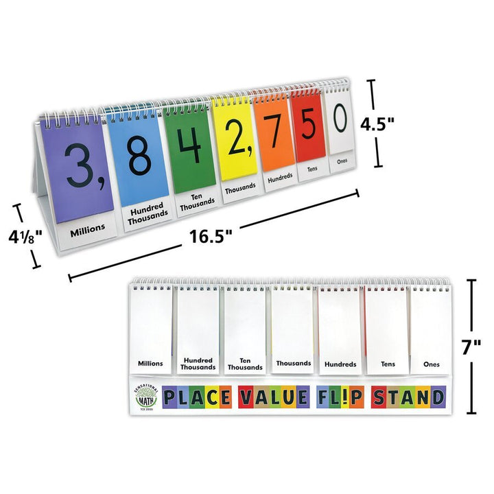Sensational Math Place Value Flip Stand-Place Value & Ten Frame-Tools 4 Teaching-Classroom Decor and More