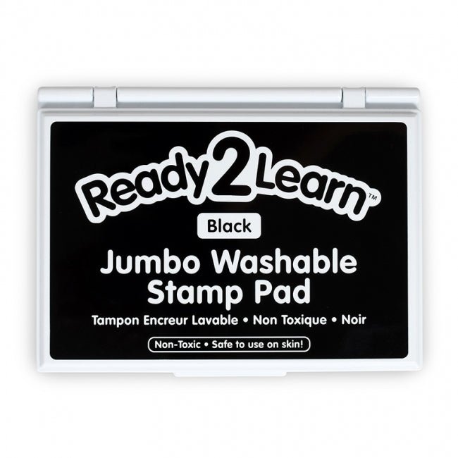 Jumbo Washable Pad - Black-Stamps & Stamp Pads-Tools 4 Teaching-Classroom Decor and More
