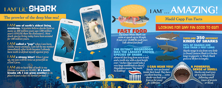 I AM LiL' SHARK 100 pcs Puzzle-Puzzles-Tools 4 Teaching-Classroom Decor and More