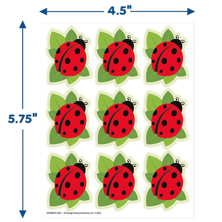 Ladybugs Stickers Giant-Stickers-Tools 4 Teaching-Classroom Decor and More