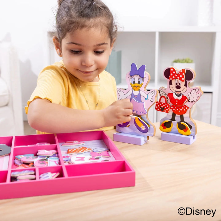 Minnie &amp; Daisy Wooden Magnetic Dress Up - Tools 4 Teaching