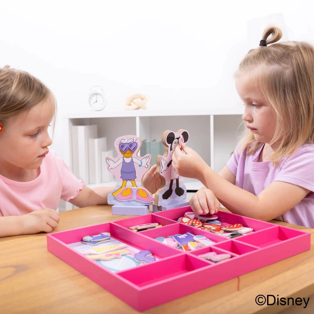 Minnie &amp; Daisy Wooden Magnetic Dress Up - Tools 4 Teaching