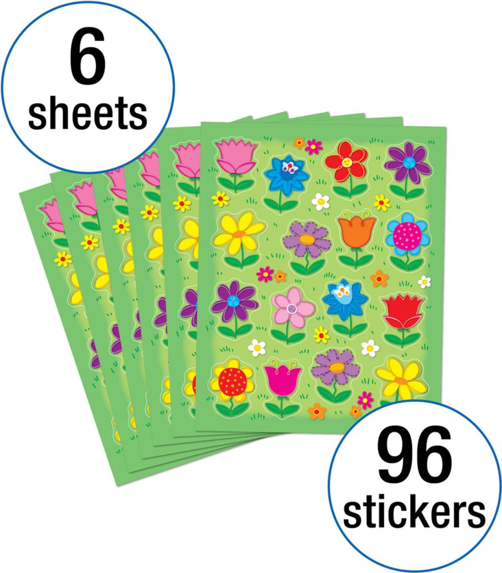 Flowers Shape Stickers-Stickers-Tools 4 Teaching-Classroom Decor and More
