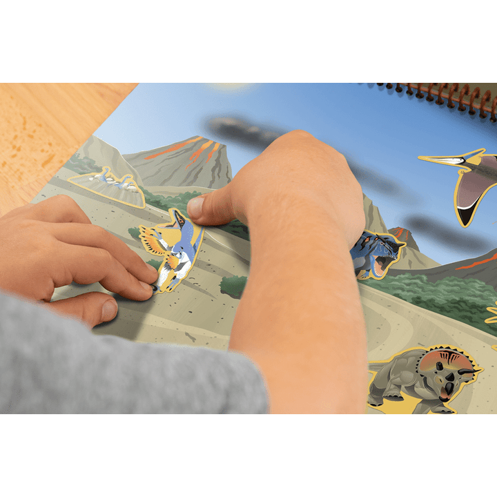 Dinosaurs and Prehistoric Animals Reusable Sticker Pad-Activity Pads-Tools 4 Teaching-Classroom Decor and More