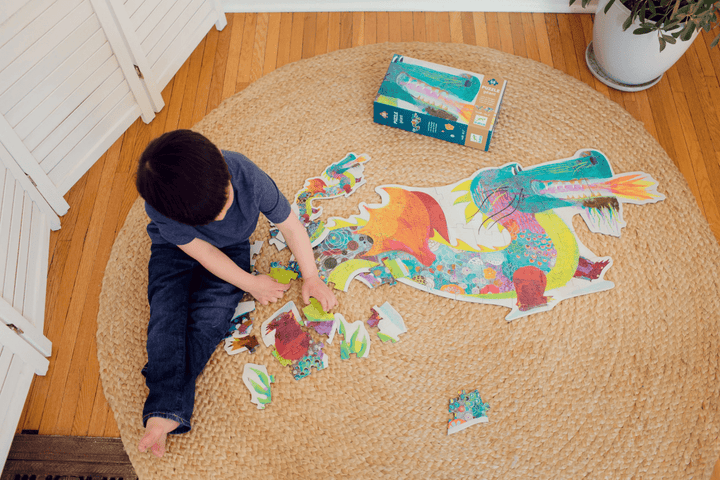 Leon The Dragon 58pc Giant Floor Jigsaw Puzzle-Puzzles-Tools 4 Teaching-Classroom Decor and More
