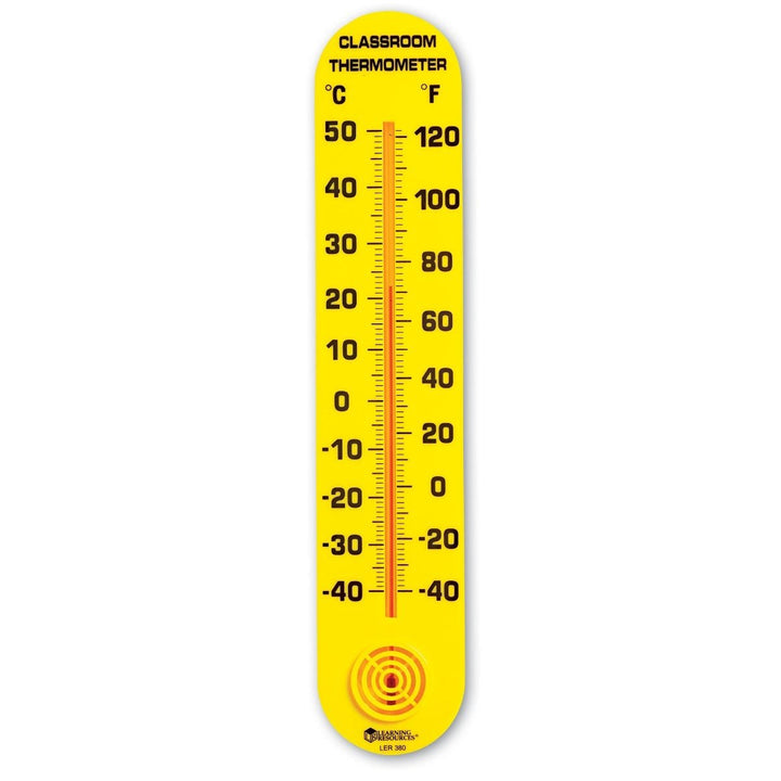 15" Classroom Thermometer-Fractions, Geometry & Measurement-Tools 4 Teaching-Classroom Decor and More