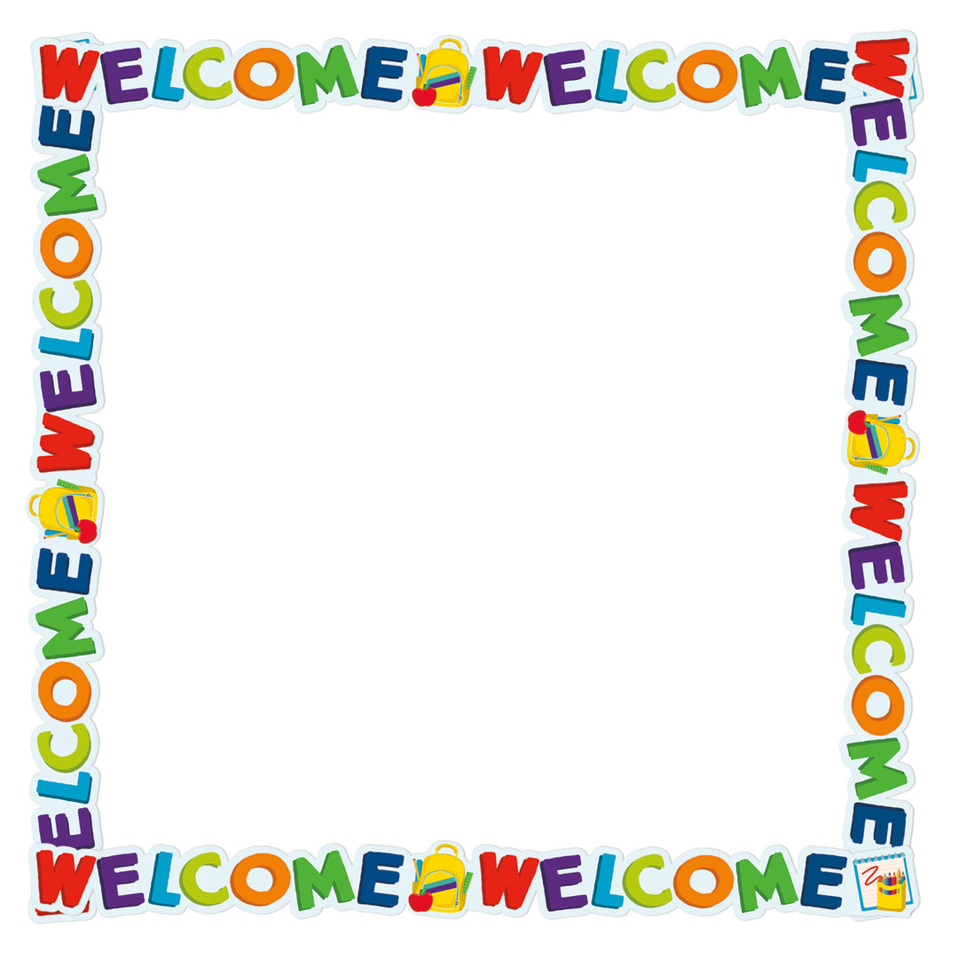 Welcome Deco Trim Extra Wide-Borders-Tools 4 Teaching-Classroom Decor and More