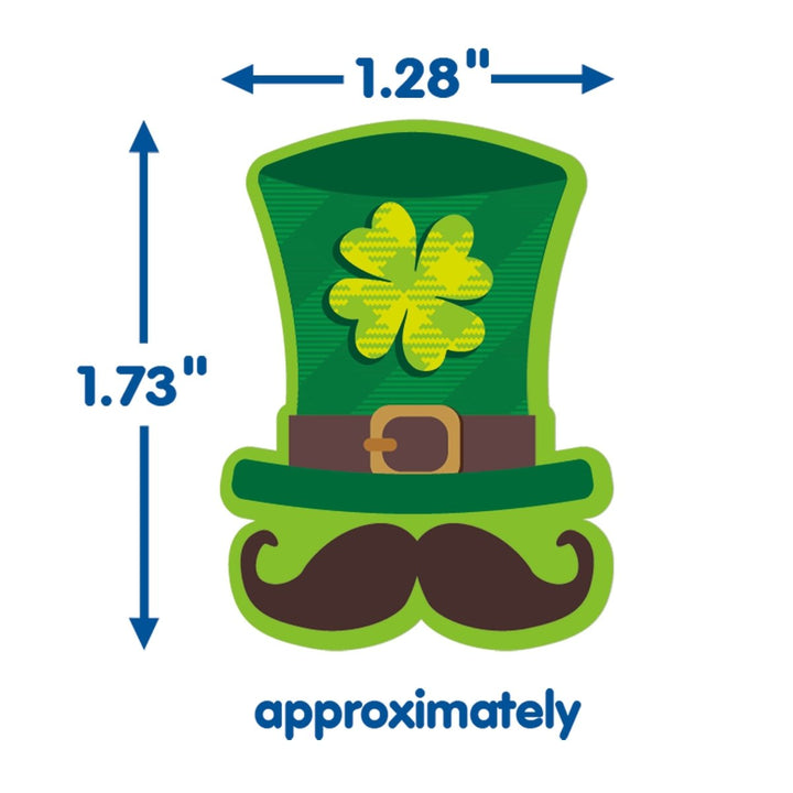 St. Pat's Hats Stickers Giant-Tools 4 Teaching-Classroom Decor and More