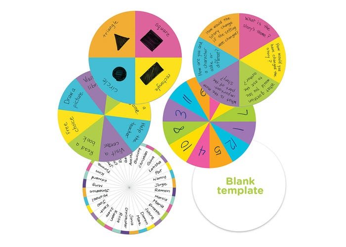 Jumbo Magnetic Spinner-Classroom Essentials-Tools 4 Teaching-Classroom Decor and More