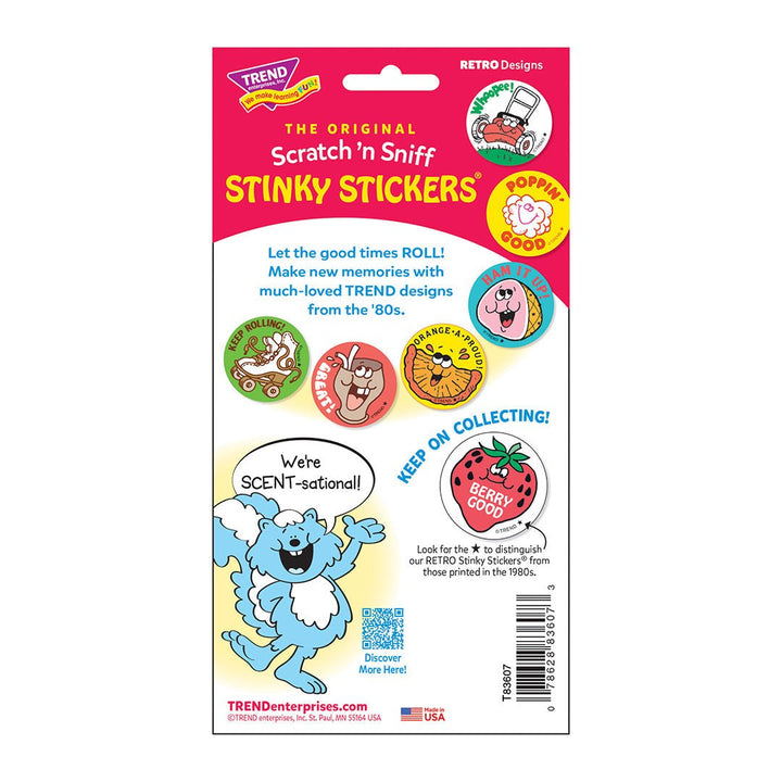Grape Going!, Grape Jelly scent Retro Scratch 'n Sniff Stinky Stickers®-Stickers-Tools 4 Teaching-Classroom Decor and More