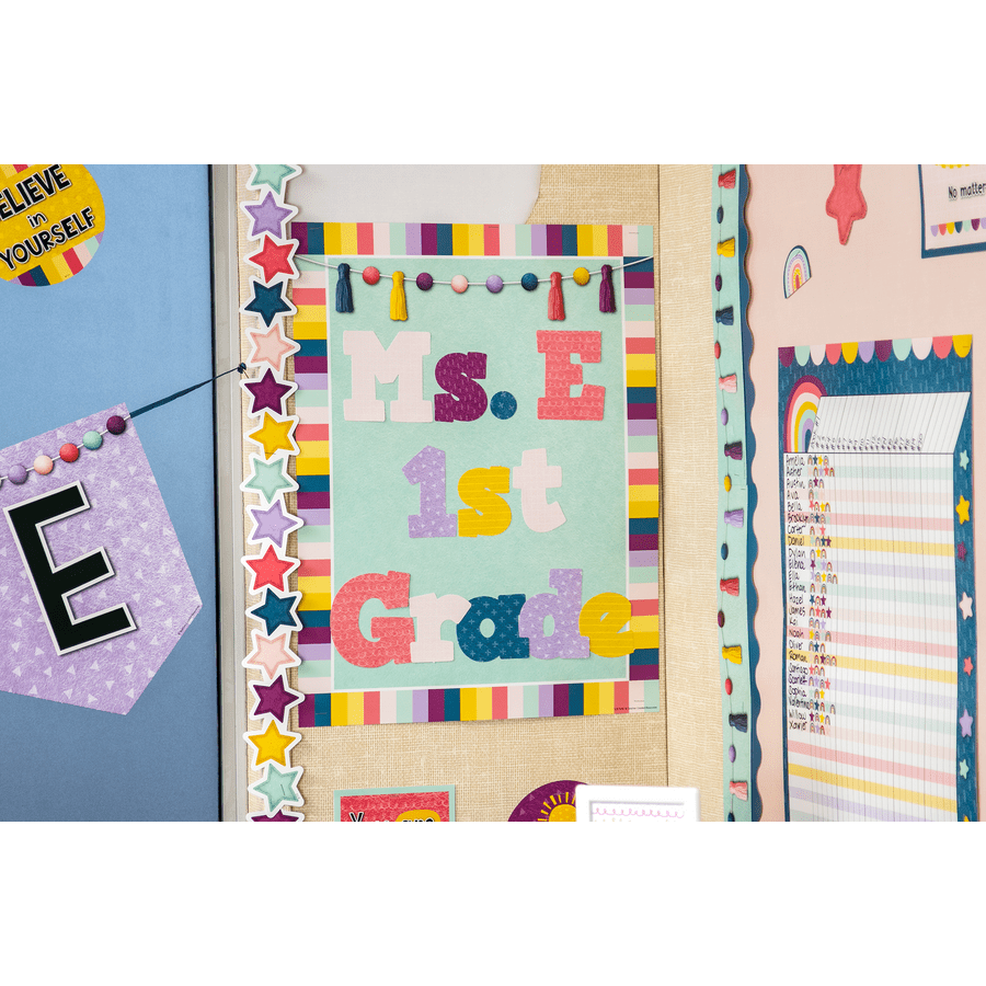 Oh Happy Day Bold Block 4" Letters Combo Pack-Letters-Tools 4 Teaching-Classroom Decor and More