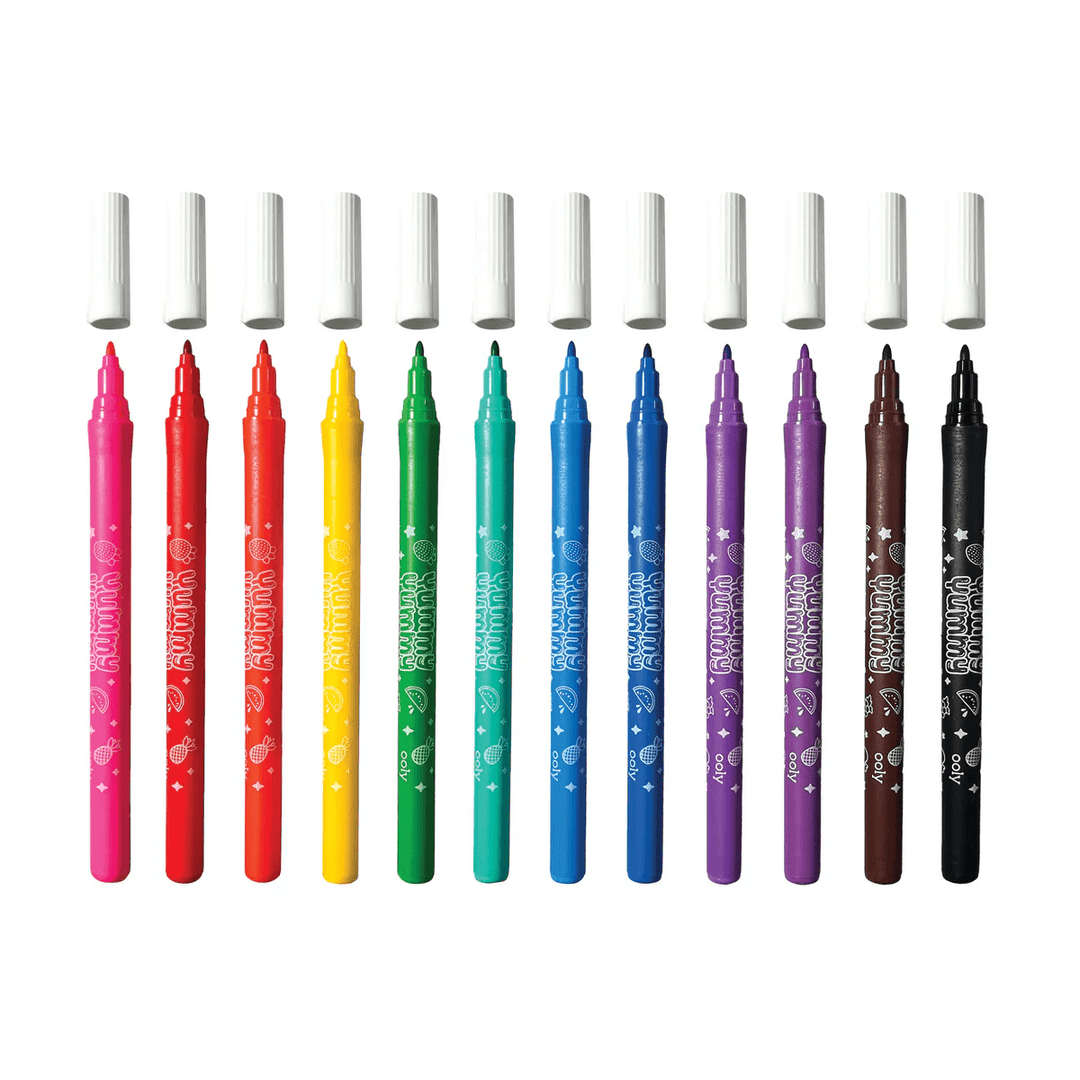 Yummy Yummy Scented Markers - Set of 12-Art Supplies-Tools 4 Teaching-Classroom Decor and More