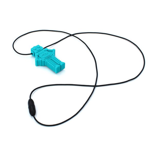 Ark's Robochew™ Sensory Chew Necklace - Teal, XT / Medium Firm-Sensory-Tools 4 Teaching-Classroom Decor and More