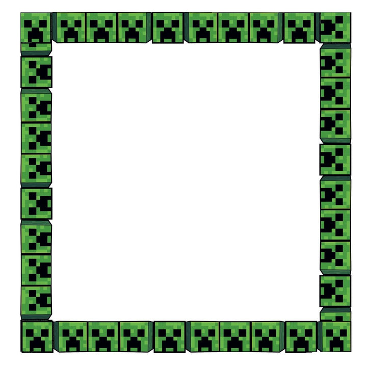 *Minecraft Character Lineup Deco Trim-Borders-Tools 4 Teaching-Classroom Decor and More