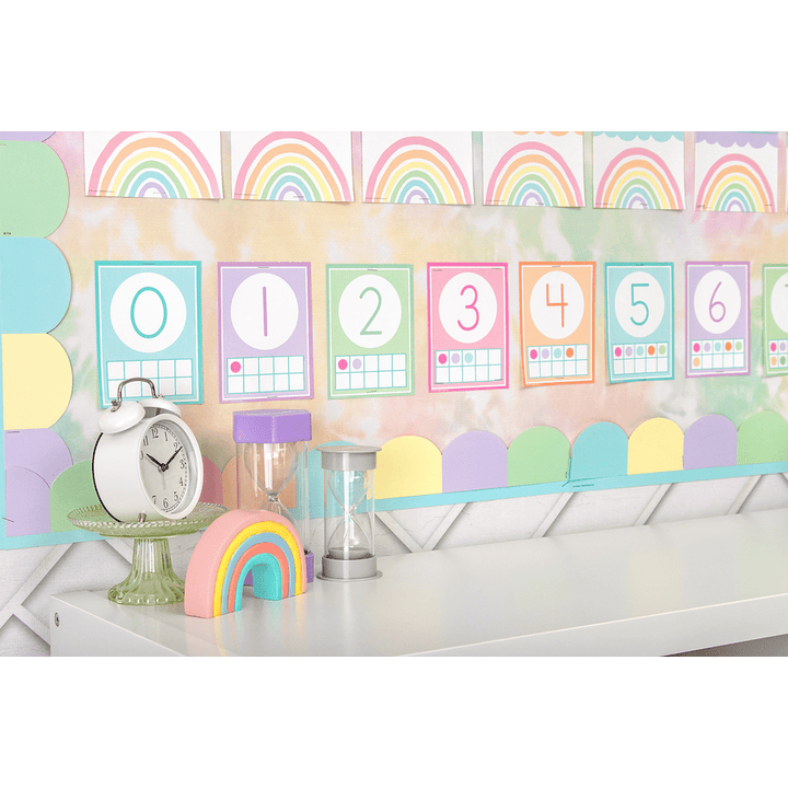 Pastel Pop Alphabet Bulletin Board-Bulletin Board Sets-Tools 4 Teaching-Classroom Decor and More
