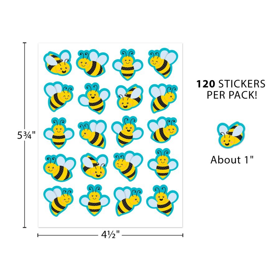 Buzzing Bees Stickers-Stickers-Tools 4 Teaching-Classroom Decor and More