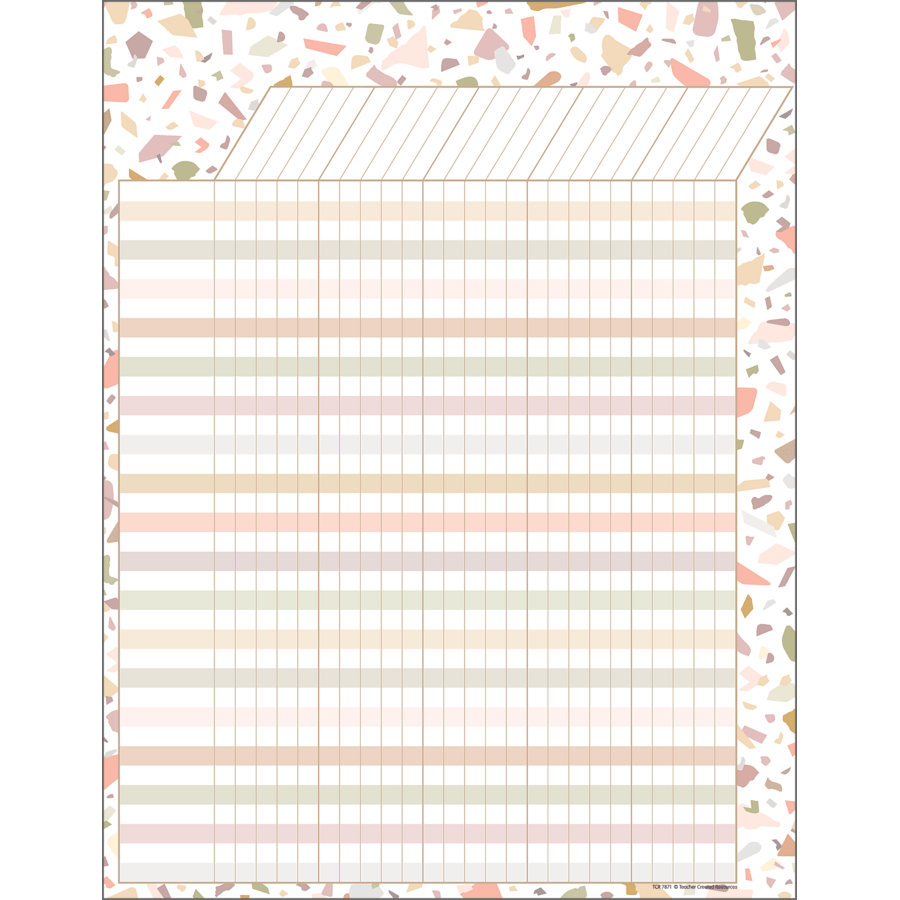 Terrazzo Tones Incentive Chart-Incentive Charts-Tools 4 Teaching-Classroom Decor and More