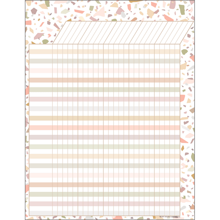 Terrazzo Tones Incentive Chart-Incentive Charts-Tools 4 Teaching-Classroom Decor and More