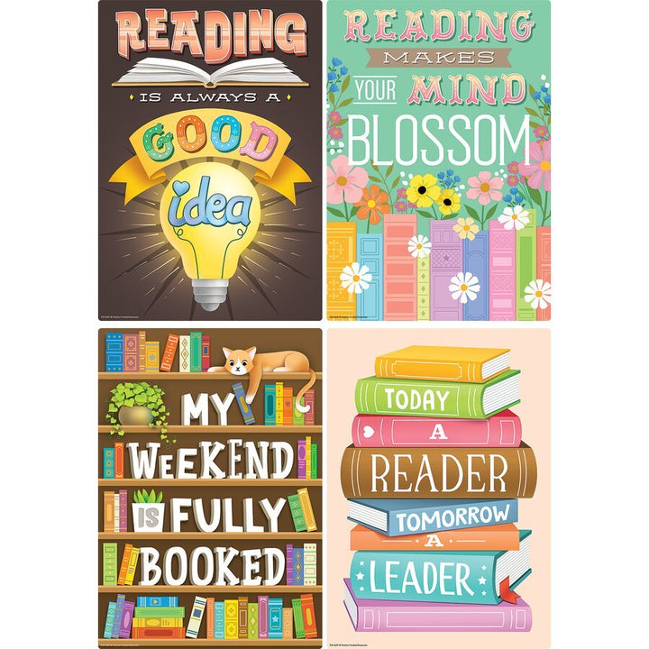 Reading Is Fun Small Poster Pack-Posters-Tools 4 Teaching-Classroom Decor and More