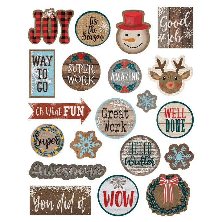 Home Sweet Classroom Winter Stickers-Tools 4 Teaching-Classroom Decor and More