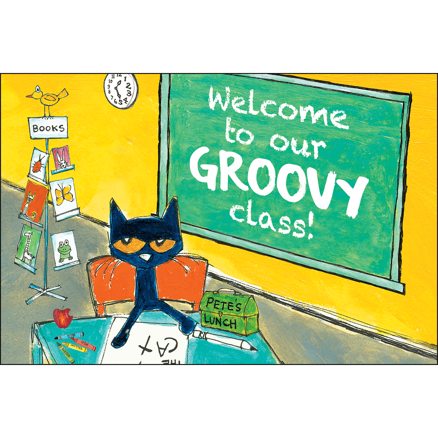 Pete the Cat Welcome To Our Groovy Class Postcards-Postcards-Tools 4 Teaching-Classroom Decor and More
