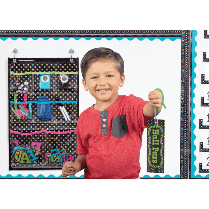 Chalkboard Brights Magnetic Hall Pass-Hall Passes-Tools 4 Teaching-Classroom Decor and More