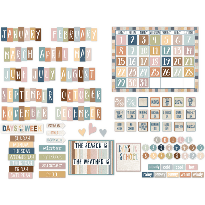 Everyone is Welcome Calendar Bulletin Board-Calendars-Tools 4 Teaching-Classroom Decor and More