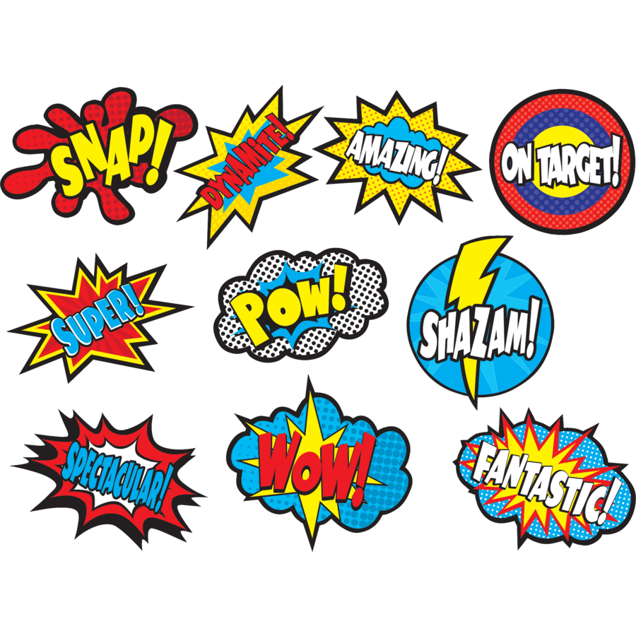 Superhero Sayings Accents-Accents-Tools 4 Teaching-Classroom Decor and More