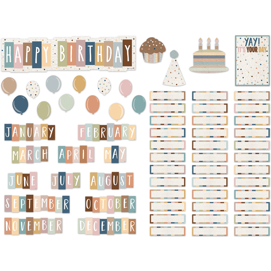 Everyone is Welcome Happy Birthday Mini Bulletin Board-Mini Bulletin Boards-Tools 4 Teaching-Classroom Decor and More