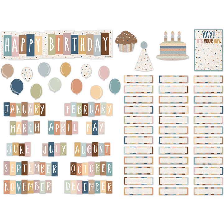 Everyone is Welcome Happy Birthday Mini Bulletin Board-Mini Bulletin Boards-Tools 4 Teaching-Classroom Decor and More