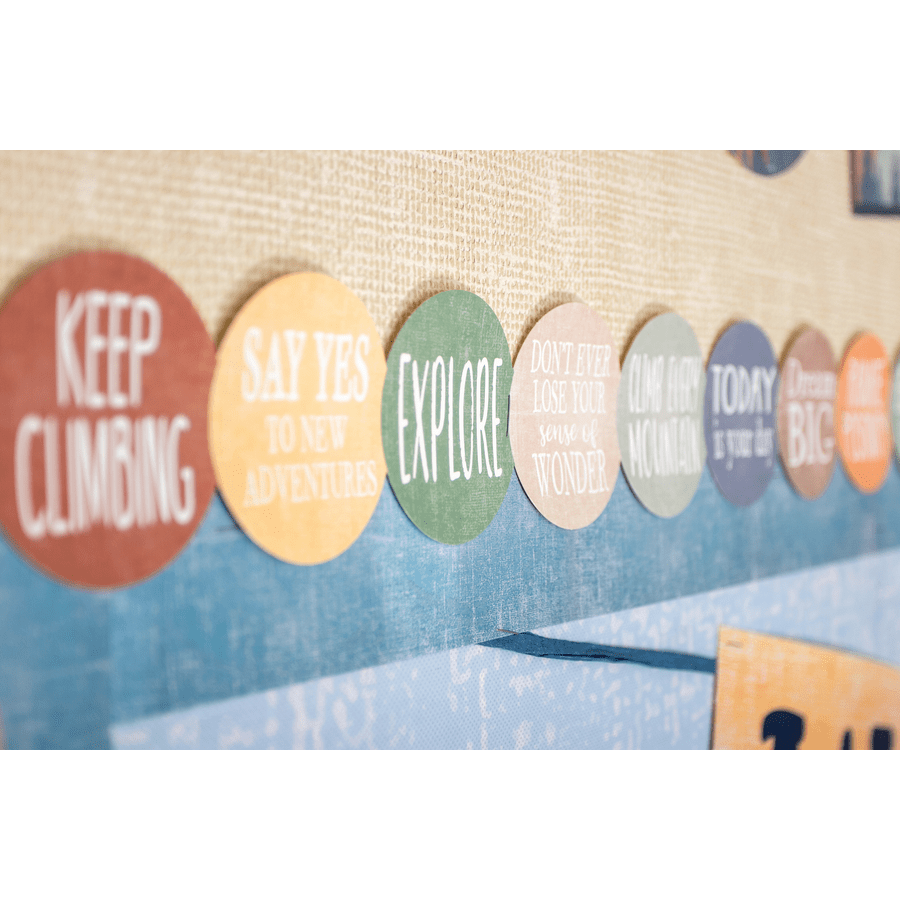 Moving Mountains Blue Straight Border Trim-Borders-Tools 4 Teaching-Classroom Decor and More