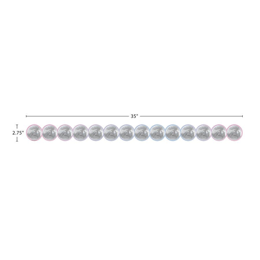 Disco Balls Die-Cut Border Trim-Borders-Tools 4 Teaching-Classroom Decor and More