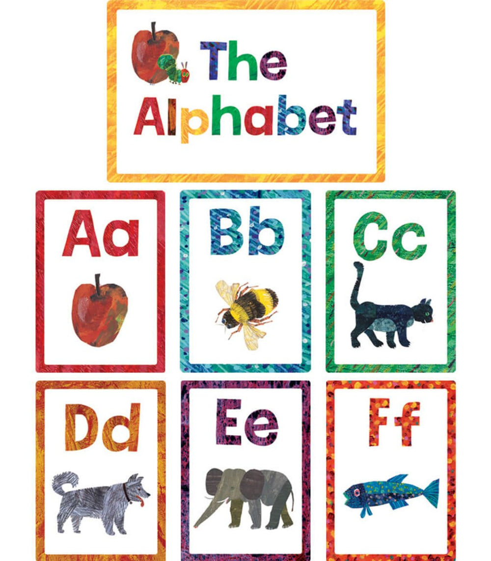 World of Eric Carle™ Alphabet Bulletin Board Set Grade PK-2-Bulletin Board Sets-Tools 4 Teaching-Classroom Decor and More