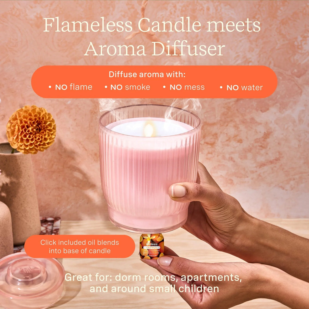 Flameless Candle Diffuser- Pink