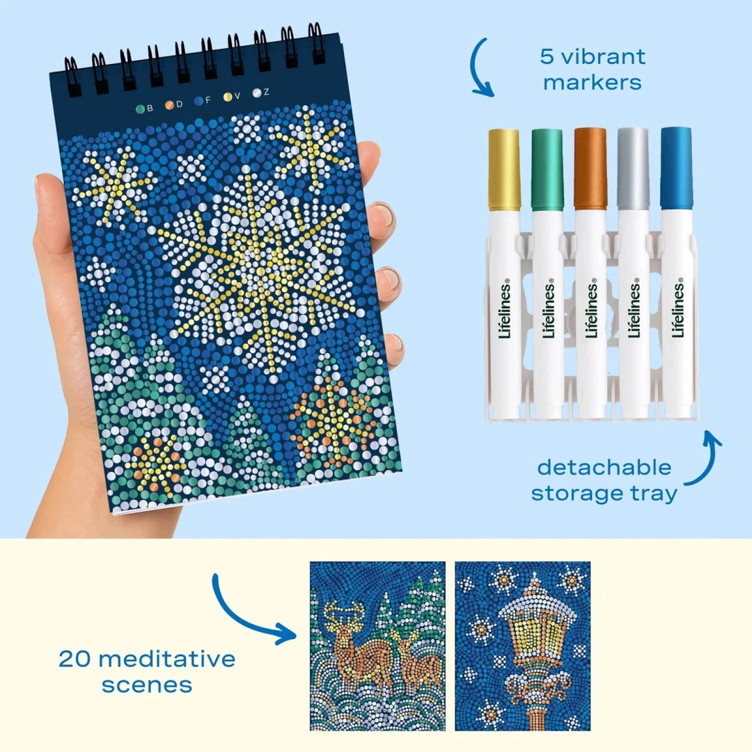 Lifelines- Mini FlowArt: Snowflake Serenity - Tools 4 Teaching