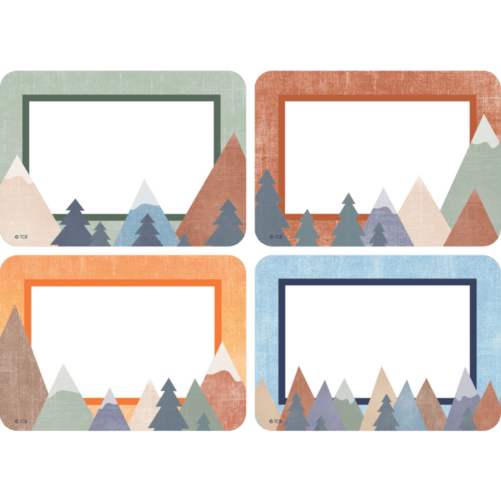 Moving Mountains Name Tags/Labels - Multi-Pack-Nameplates &amp; Name Tags-Tools 4 Teaching-Classroom Decor and More