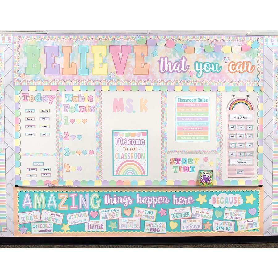 Better Than Paper® Bulletin Board Roll: Tie-Dye-Bulletin Board Paper - Better Than Paper-Tools 4 Teaching-Classroom Decor and More