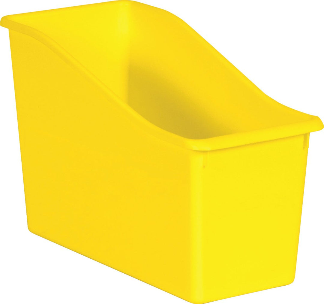 Plastic Book Bin: Yellow-Organization-Tools 4 Teaching-Classroom Decor and More
