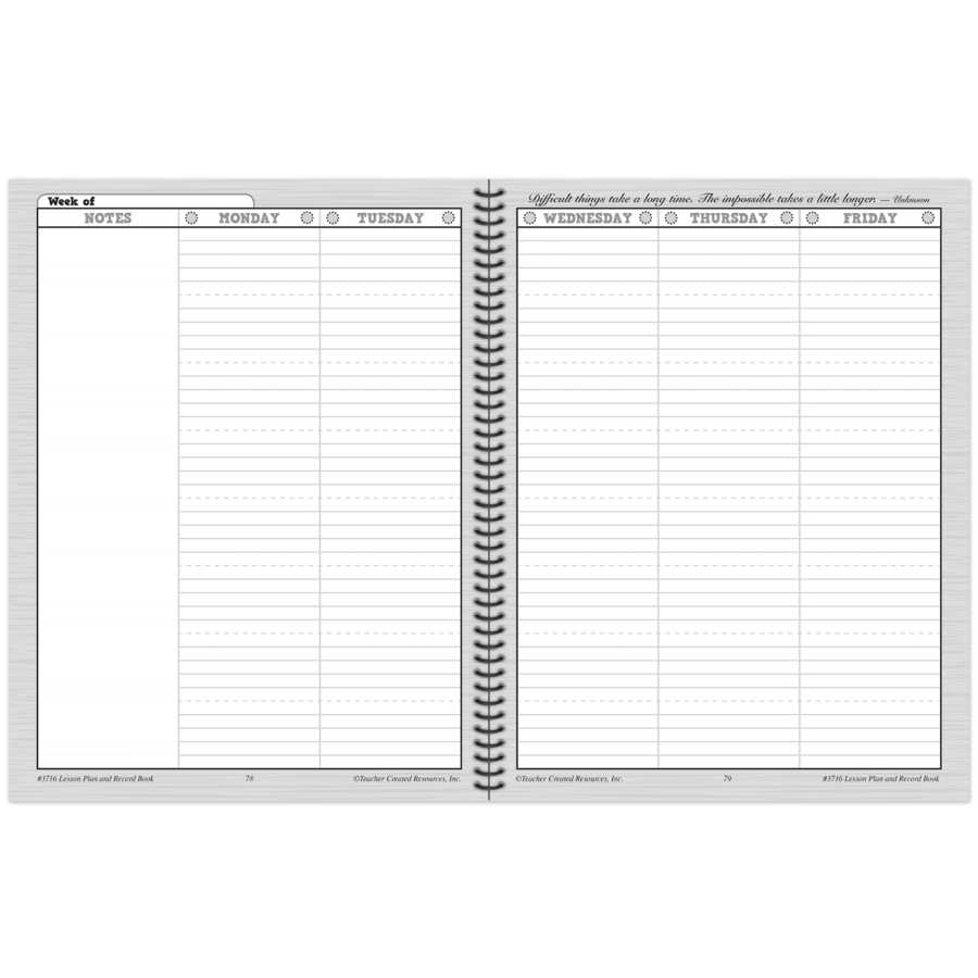Chalkboard Brights Lesson Plan & Record Book-Record & Plan Books-Tools 4 Teaching-Classroom Decor and More