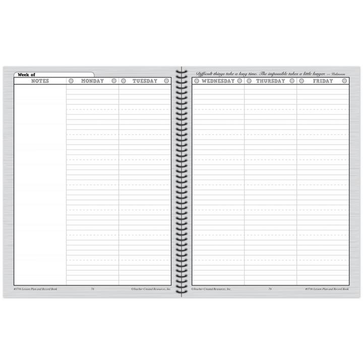 Chalkboard Brights Lesson Plan & Record Book-Record & Plan Books-Tools 4 Teaching-Classroom Decor and More