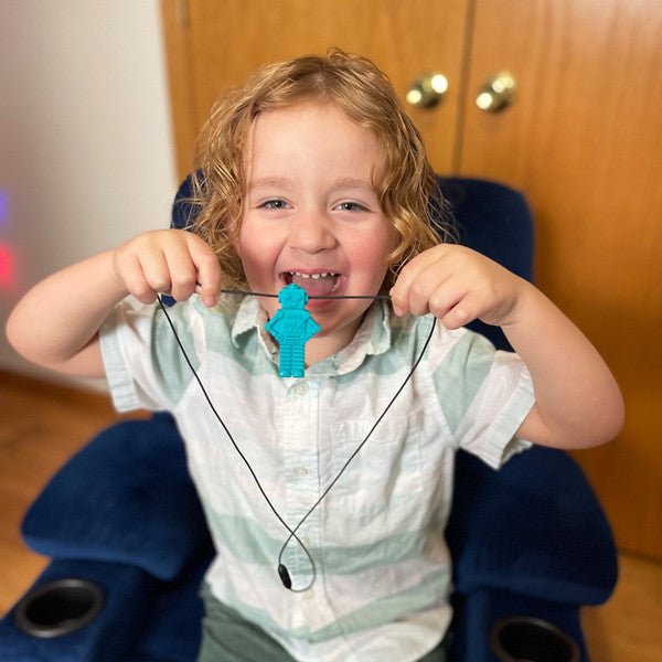 Ark's Robochew™ Sensory Chew Necklace - Dark Grey, XXT / Very Firm-Sensory-Tools 4 Teaching-Classroom Decor and More