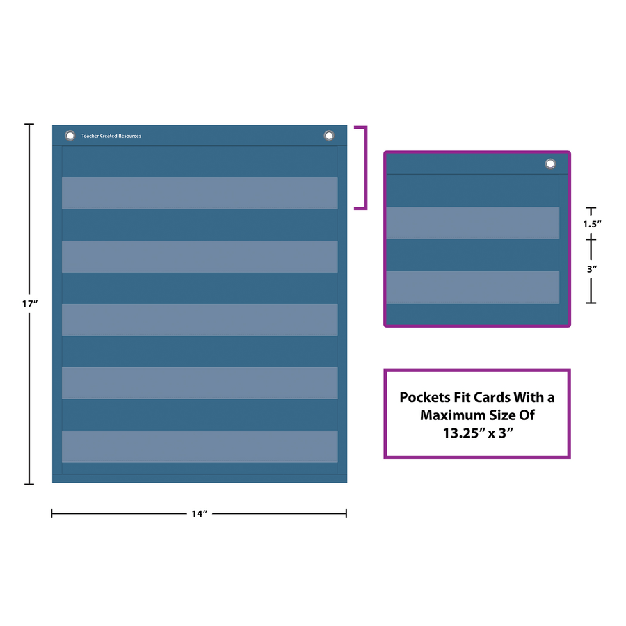Oh Happy Day Magnetic Mini Pocket Charts (14" x 17")-Charts-Tools 4 Teaching-Classroom Decor and More