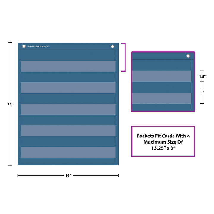 Oh Happy Day Magnetic Mini Pocket Charts (14" x 17")-Charts-Tools 4 Teaching-Classroom Decor and More