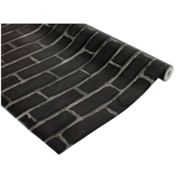 Better Than Paper® Bulletin Board Roll: Black Brick-Bulletin Board Paper - Better Than Paper-Tools 4 Teaching-Classroom Decor and More